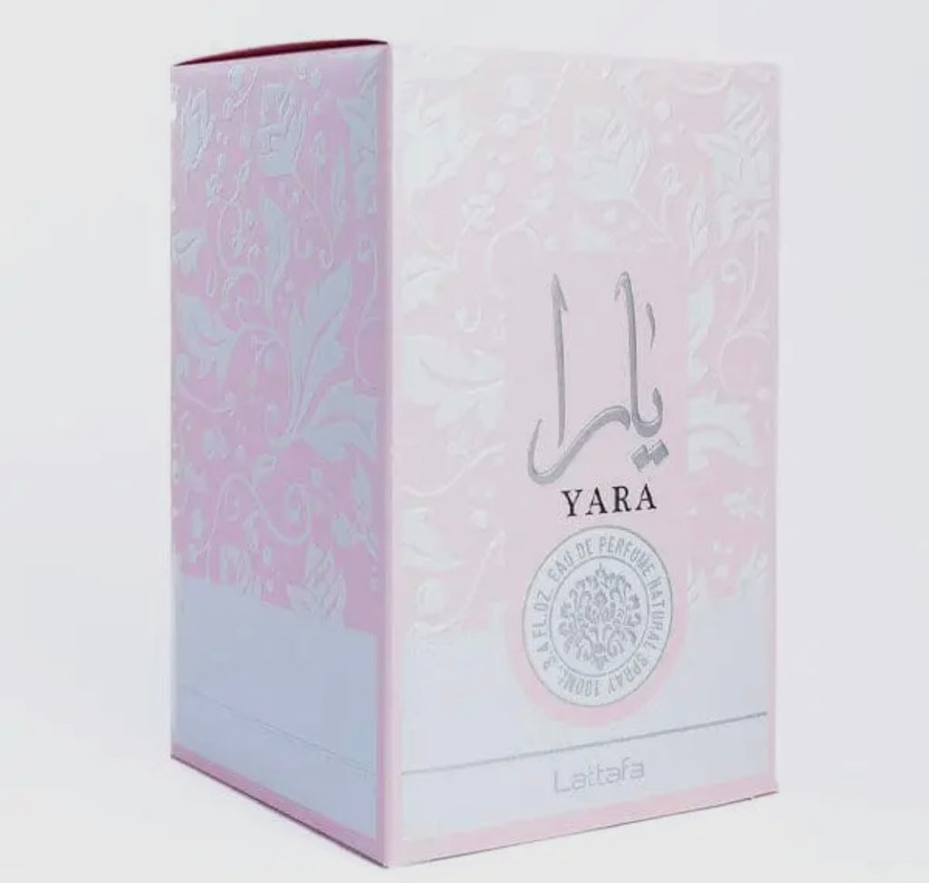 Yara by Lattafa Eau de Parfum for Women – 3.4 fl oz (Pink Bottle)