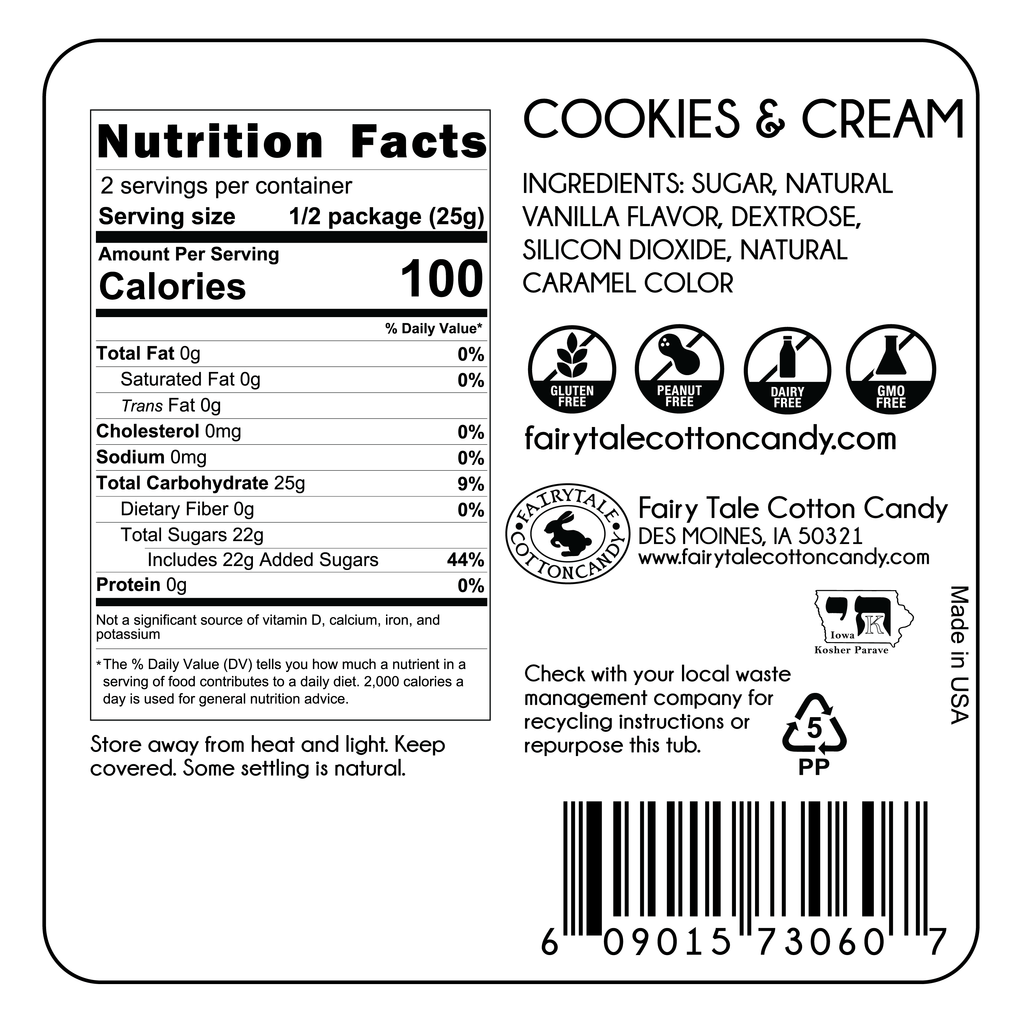 Cookies & Cream Cotton Candy