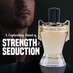 Invincible Gold Natural Spray Cologne for Men