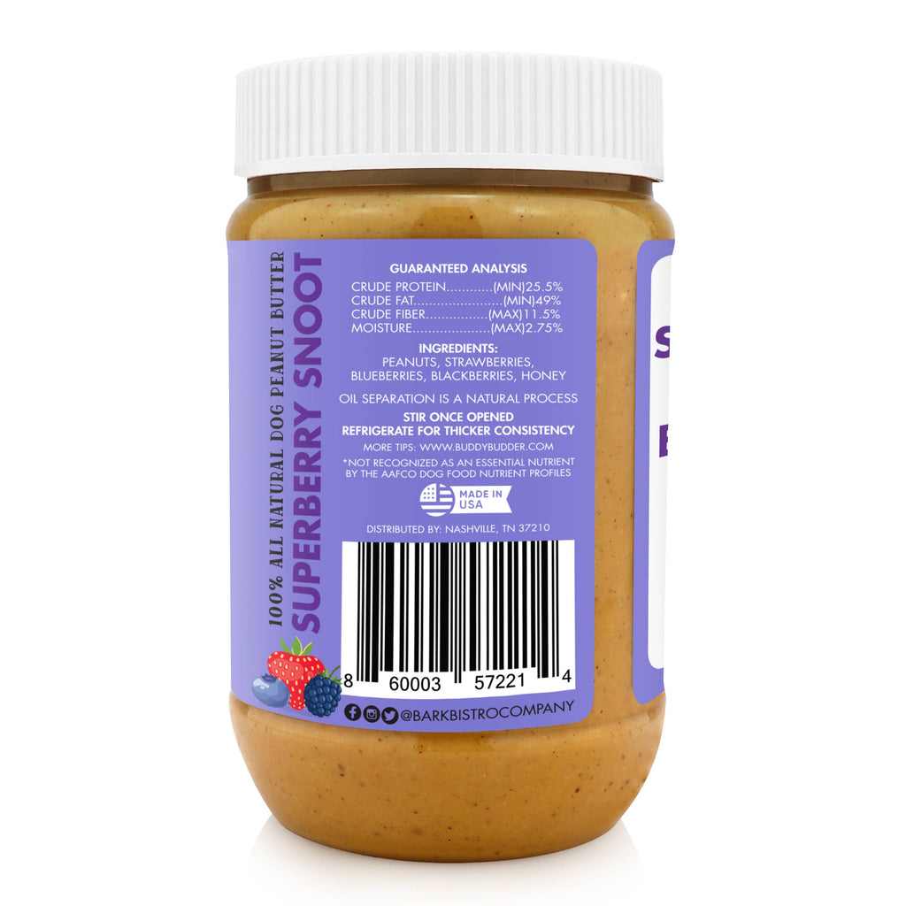 Dog Peanut Butter Superberry Snoot Buddy Budder *NEW LABELS