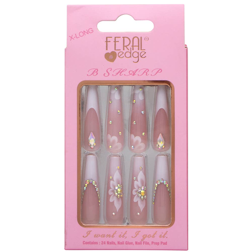 FERAL EDGE B SHARP DESIGN4 NAIL DECORATION SET, BSHARP 04