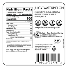 Juicy Watermelon Cotton Candy