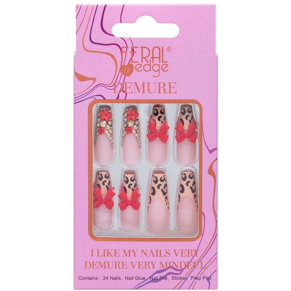 FERAL EDGE DEMURE DESIGN38 NAIL DECORATION SET, DEMURE 38