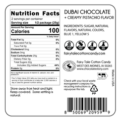 Dubai Chocolate Cotton Candy