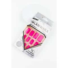 MATTE COLOR SQUARE SHAPED PRESS ON FAKE NAILS