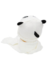 Kids 3 Pcs Panda Beanie, Wrap Scarf, and Gloves