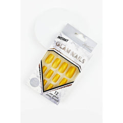 MATTE COLOR SQUARE SHAPED PRESS ON FAKE NAILS