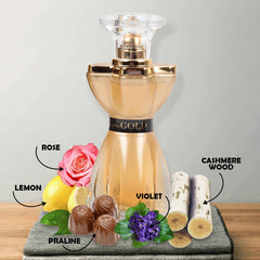 Paris Lights Gold Natural Spray Perfume For Women