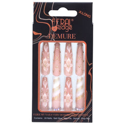 FERAL EDGE DEMURE DESIGN40 NAIL DECORATION SET, DEMURE 40