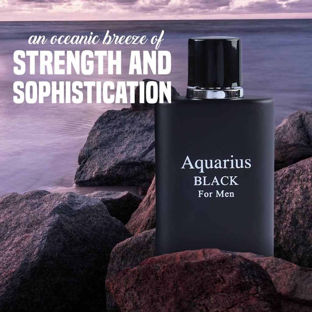 Aquarius Black Spray Cologne Eau De Toilette For Men