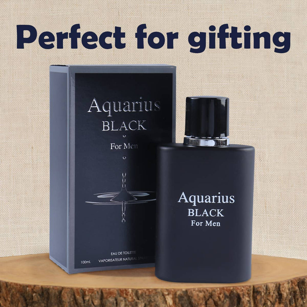 Aquarius Black Spray Cologne Eau De Toilette For Men