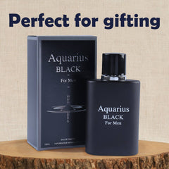 Aquarius Black Spray Cologne Eau De Toilette For Men
