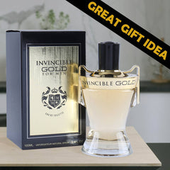 Invincible Gold Natural Spray Cologne for Men