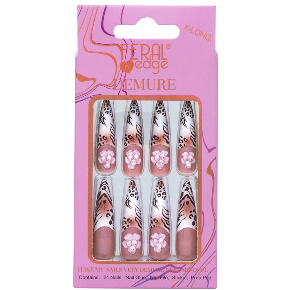 FERAL EDGE DEMURE DESIGN27 NAIL DECORATION SET, DEMURE 27
