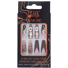 FERAL EDGE DEMURE DESIGN116 NAIL DECORATION SET, DEMURE 116