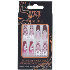 FERAL EDGE DEMURE DESIGN121 NAIL DECORATION SET, DEMUSE 121