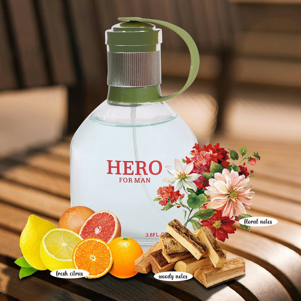 Hero For Men Green Spray Cologne Eau de Toilette For Men