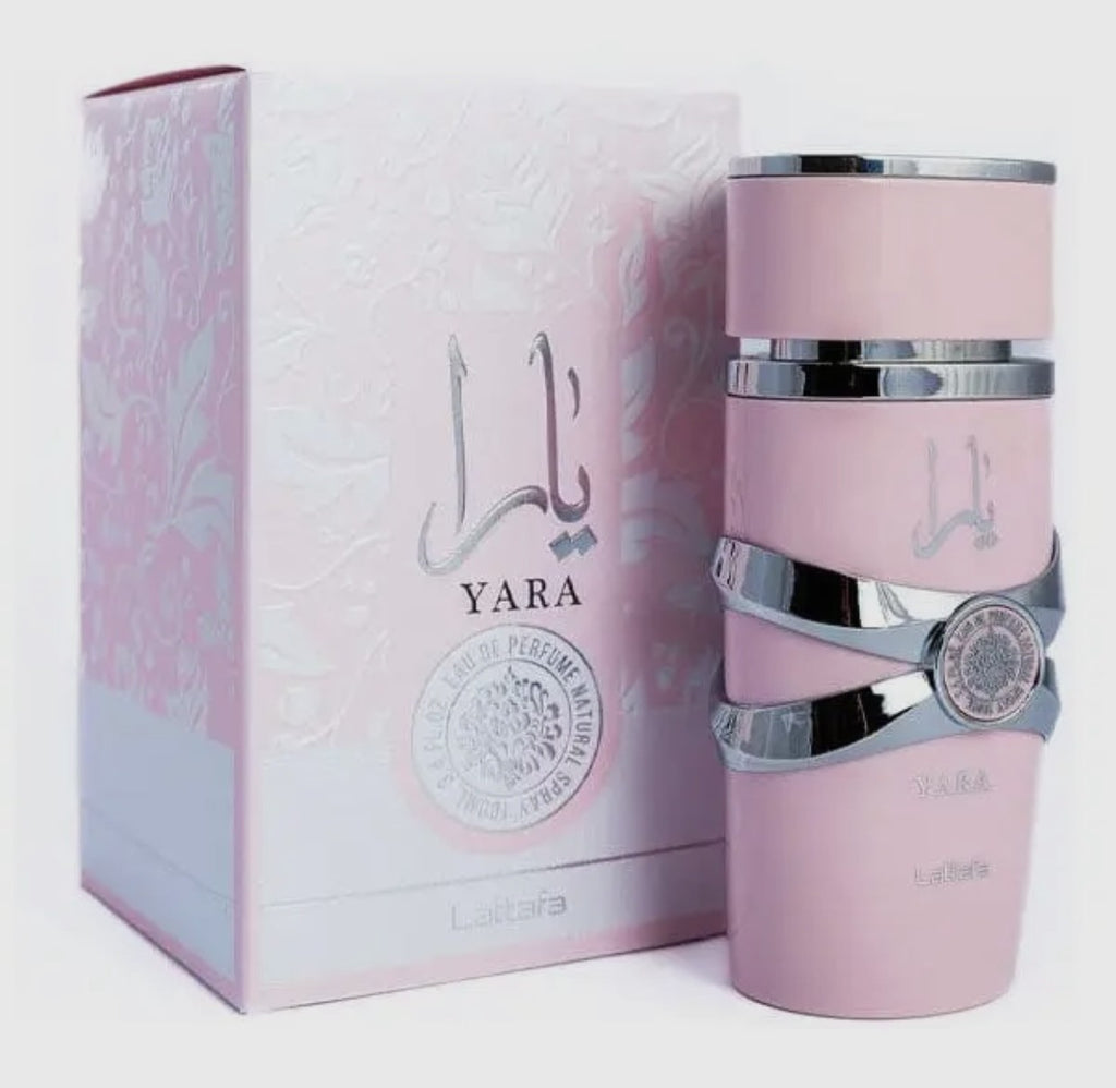 Yara by Lattafa Eau de Parfum for Women – 3.4 fl oz (Pink Bottle)