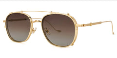 Golden Brown Aviator sunglasses