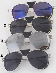 Metal Aviator Sunglasses