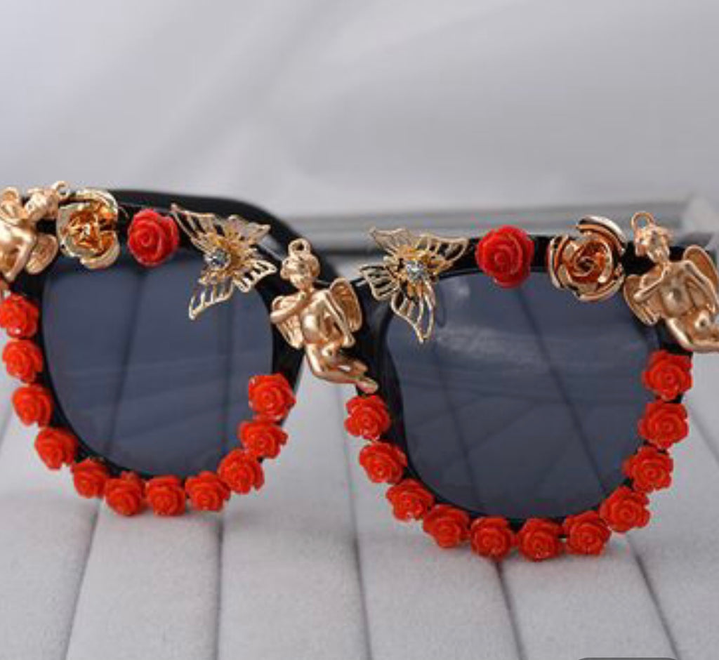 Angel of roses sunglasses