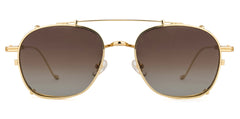 Golden Brown Aviator sunglasses