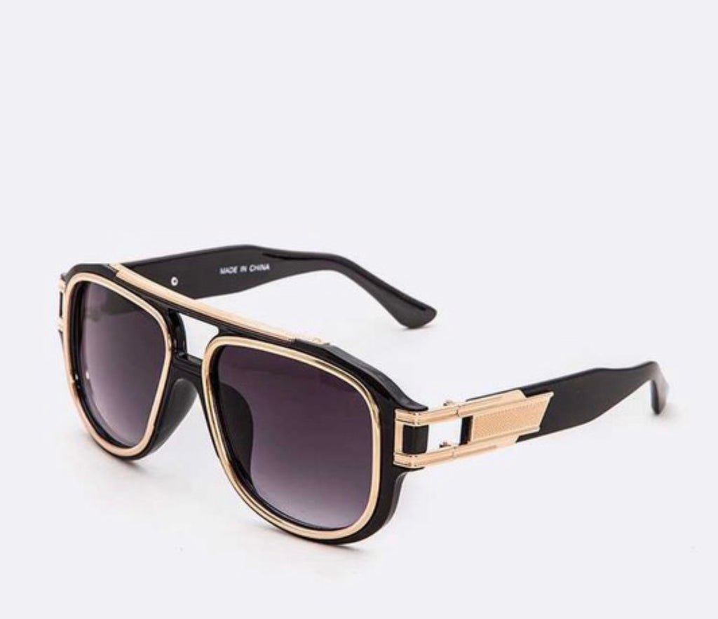 Gold Trim Iconic Sunglasses – Shade Candy