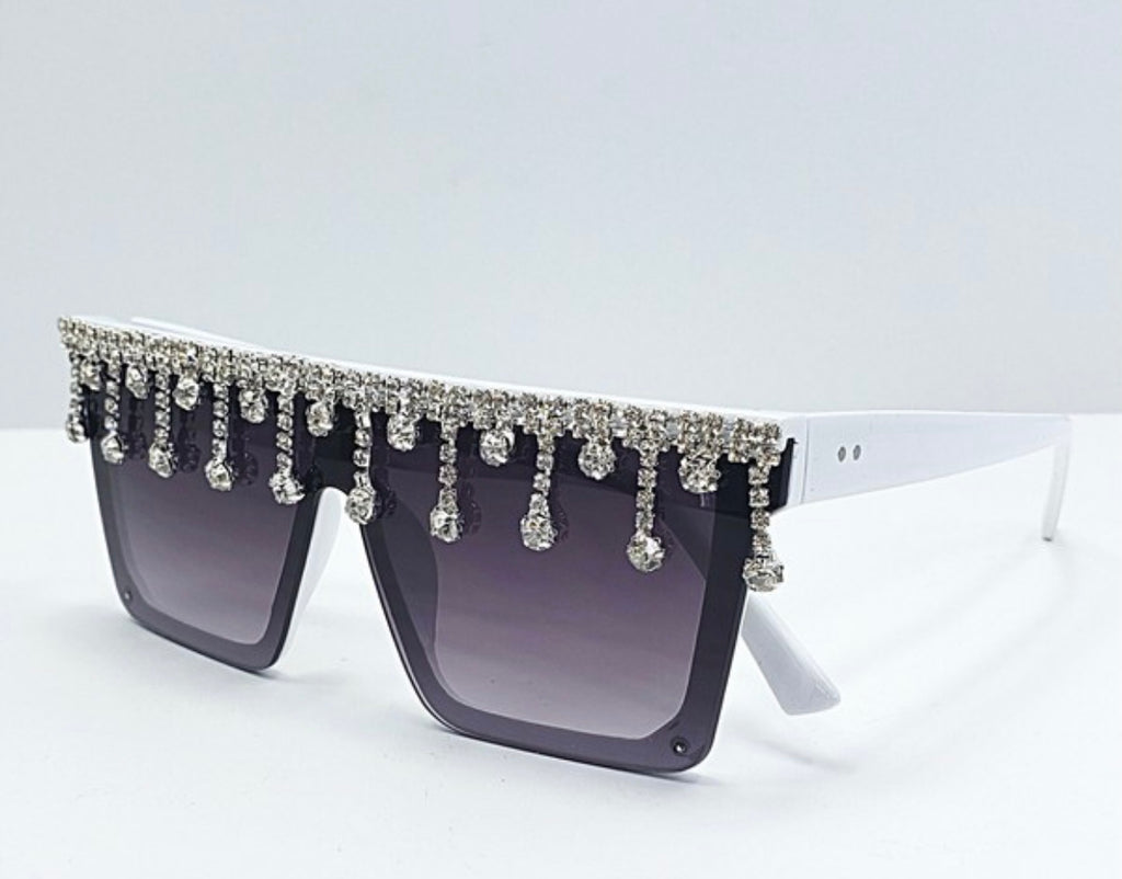 Diamond Drip square sunglasses