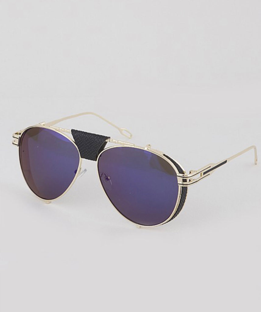 Metal Aviator Sunglasses