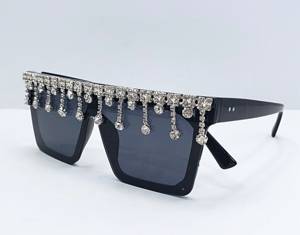 Diamond Drip square sunglasses