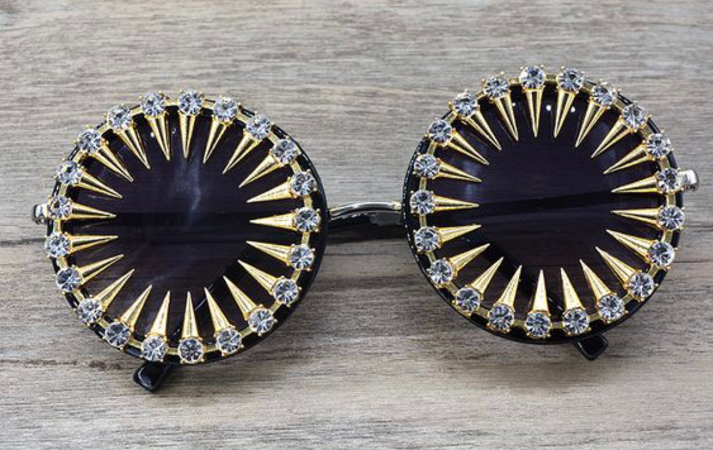 The spiked diamond sunglasses