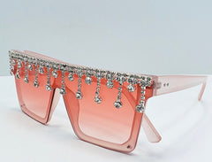 Diamond Drip square sunglasses