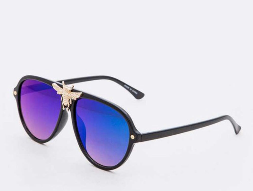 Aviator clearance bee shades