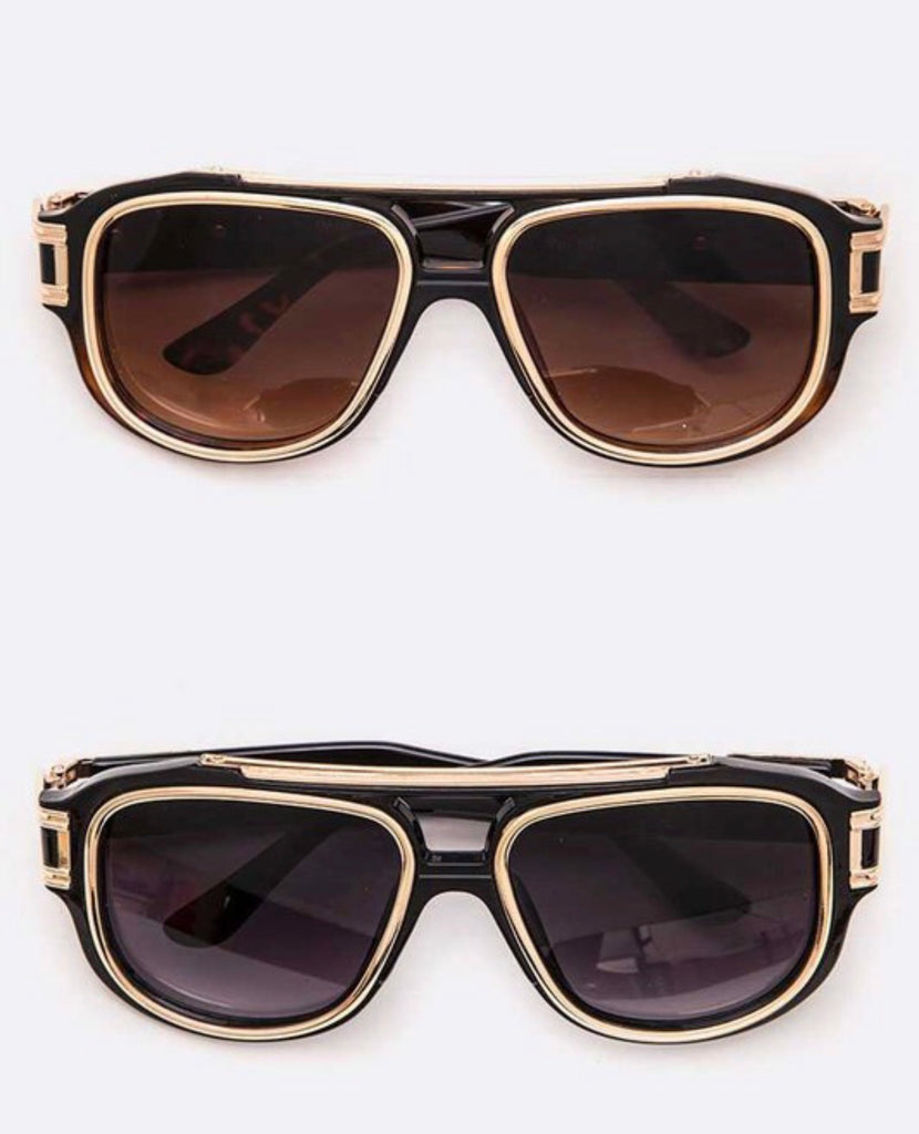 Gold Trim Iconic Sunglasses