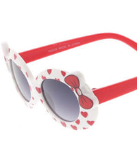 Heart Bow Tie Sunglasses