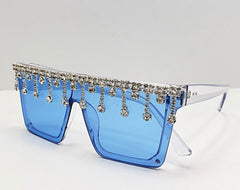 Diamond Drip square sunglasses