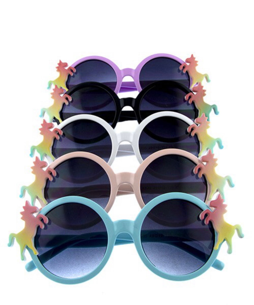 Kids circle pony sunglasses