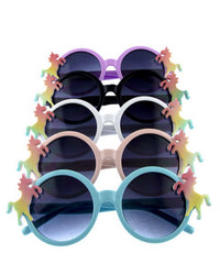 Kids circle pony sunglasses