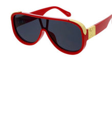 Aviator round sunglasses